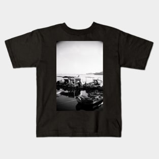 Marble sea Kids T-Shirt